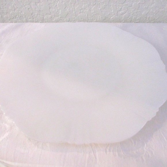 Macbeth Evans American Sweetheart White Opalescent Glass Platter - Picture 3 of 5
